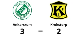 Robin Thorén Johansson tvåmålsskytt när Ankarsrum vann
