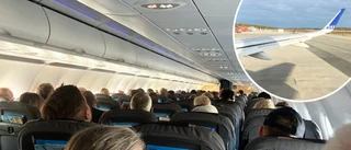 Fel på flygmotor på Skellefteå Airport – fullsatt plan blev fast