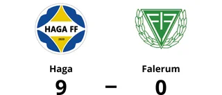 Storförlust för Falerum borta mot Haga