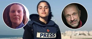 Anne-Marie och Göran med Bisan från Gaza: "Vi måste bry oss"