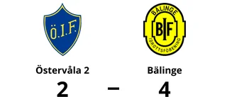 Bälinge segrare borta mot Östervåla 2