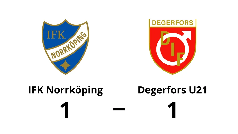 IFK Norrköping spelade lika mot Degerfors U21