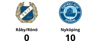 Målfest när Nyköping krossade Råby/Rönö