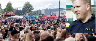 Hög polisnärvaro på festivalen: "Tyvärr kommer det att ske brott"