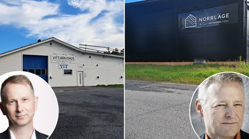 Vittjärvshus vann tvisten mot Norrläge och den senare döms att betala miljonbelopp. Magnus Ericsson, Advokatbyron Kaiding (till vänster) har företrätt Vittjärvshus och Jan Lindén ahr skött Norrläges försvar.
