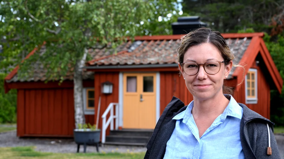 Maria Källman kommer inte protestera mot byggplanerna även om hon tycker det är synd att så mycket av skogen ska ersättas med bebyggelse.