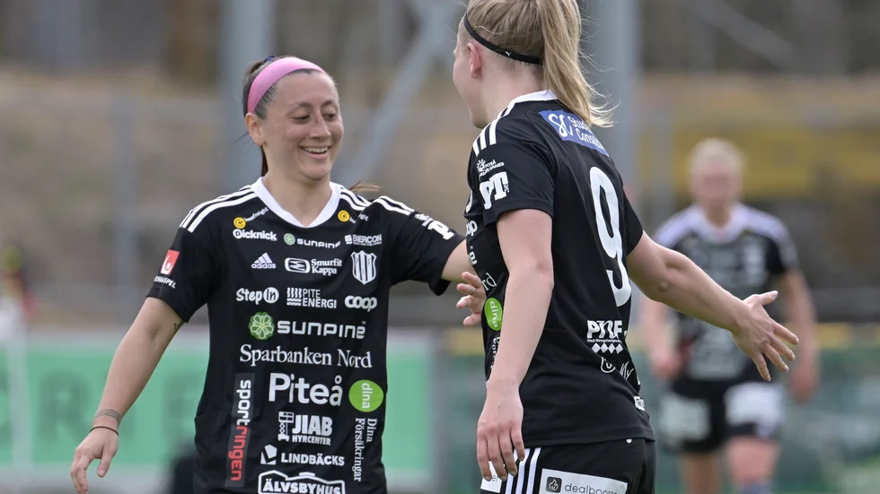 "Allt kan svänga på 90 minuter.", säger Piteås Katrina Guillou (vänster). Arkivbild.