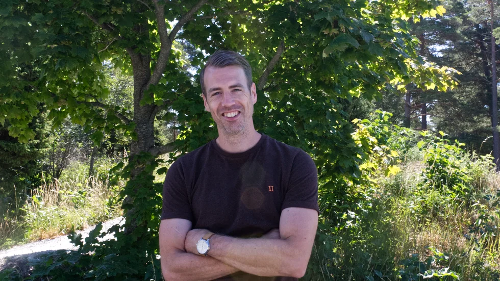 Johan Lindvall, delägare av Sudersand Resort