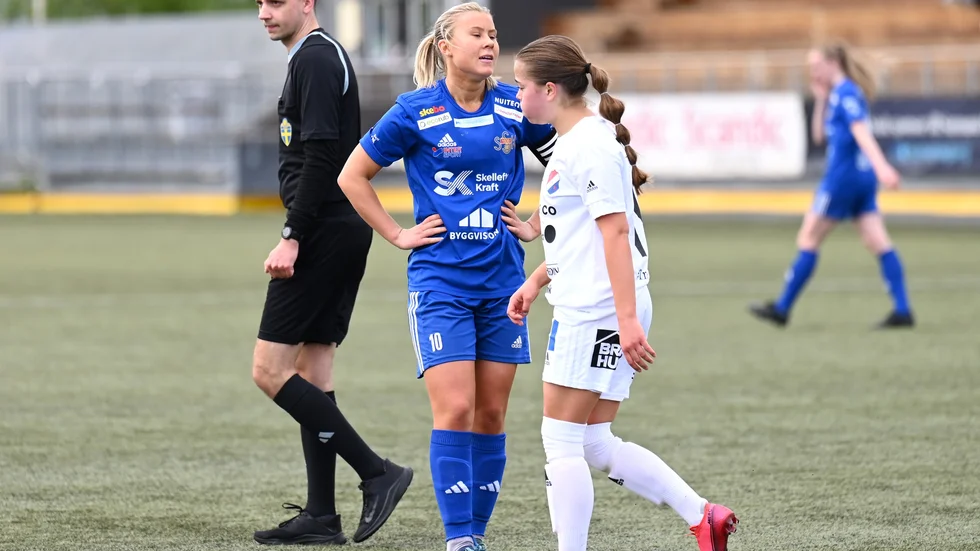 Lova Andersson låg bakom mycket när Sunnanå vann med 6–0 och säkrade fortsättning i serieledning.