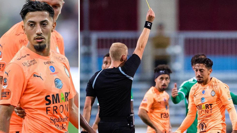 Samir Maarouf hade en märklig match med AFC Eskilstuna borta mot Skövde.