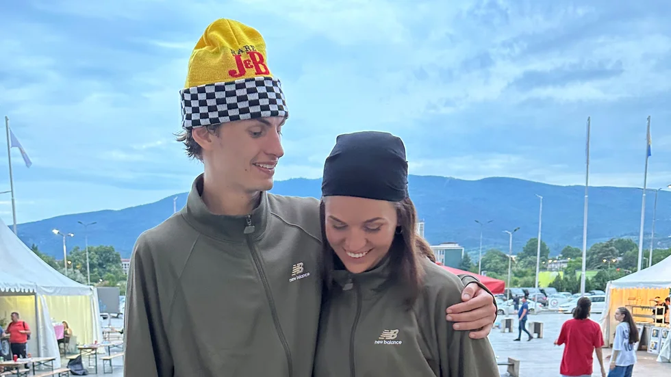 Pelle Bendelin och Wilma Roswall kom sexa i hiphop duo i EM i Nordmakedonien. 