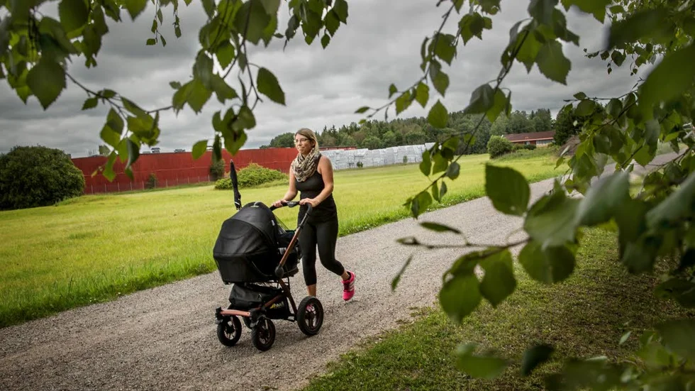 Trivs. Johanna Bohman uppskattar lugnet i Björklinge. Det enda hon saknar är en träningsanlänning och bättre kollektivtrafik på obekväma tider.