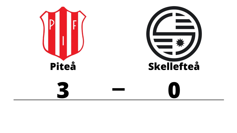 Piteå IF FF vann mot Skellefteå FF