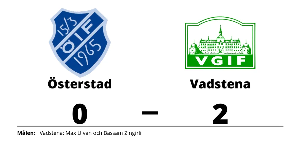 Österstads IF förlorade mot Vadstena GIF