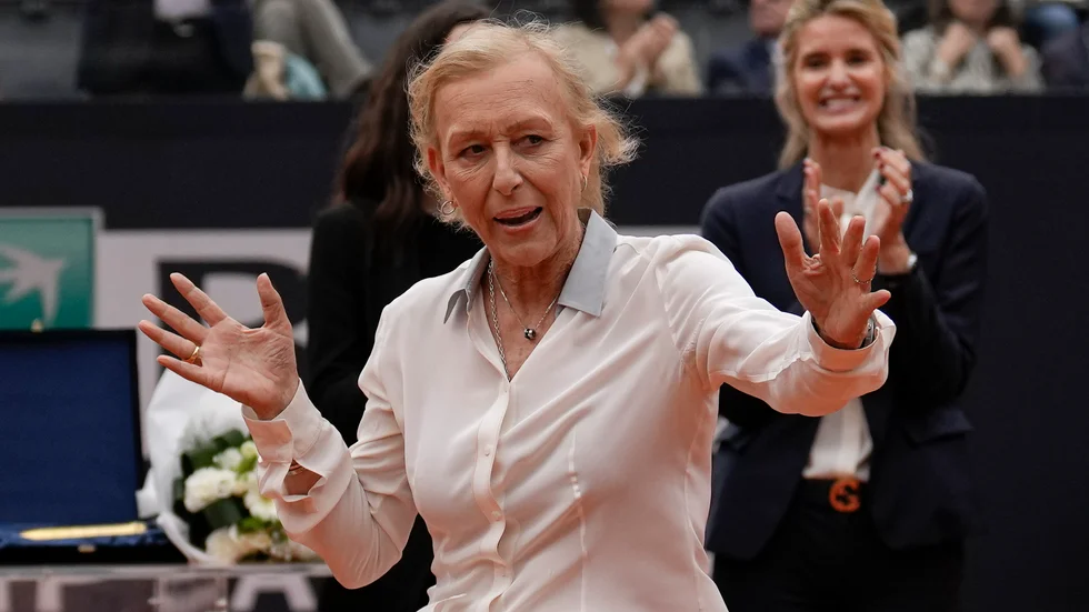 Martina Navrátilová är cancerfri. Arkivbild.