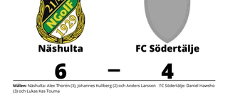 Tre mål av Alex Thorén när Näshulta vann