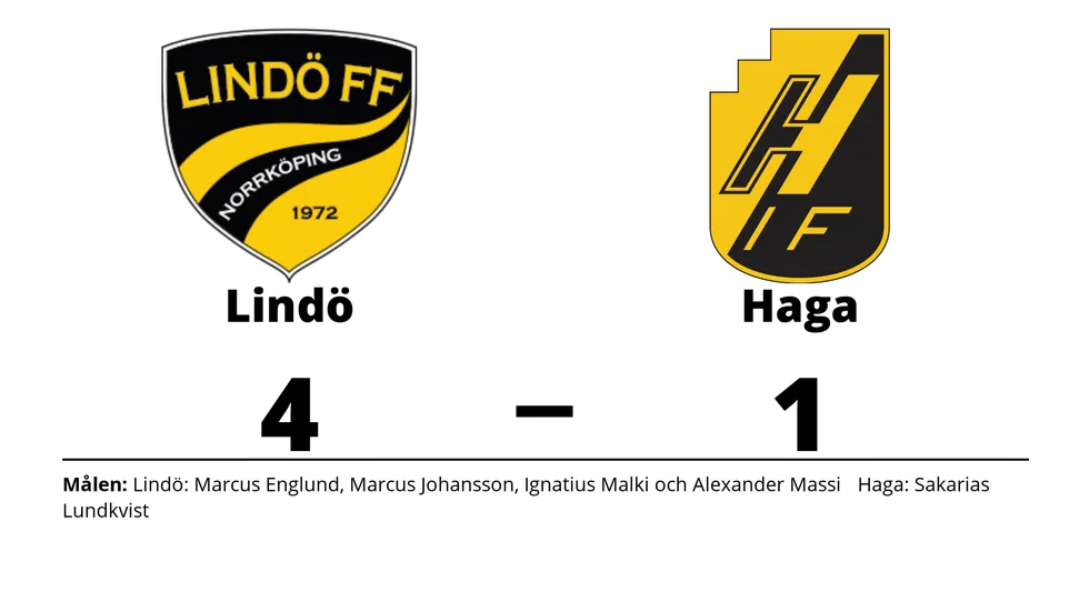 Lindö FF vann mot IF Haga