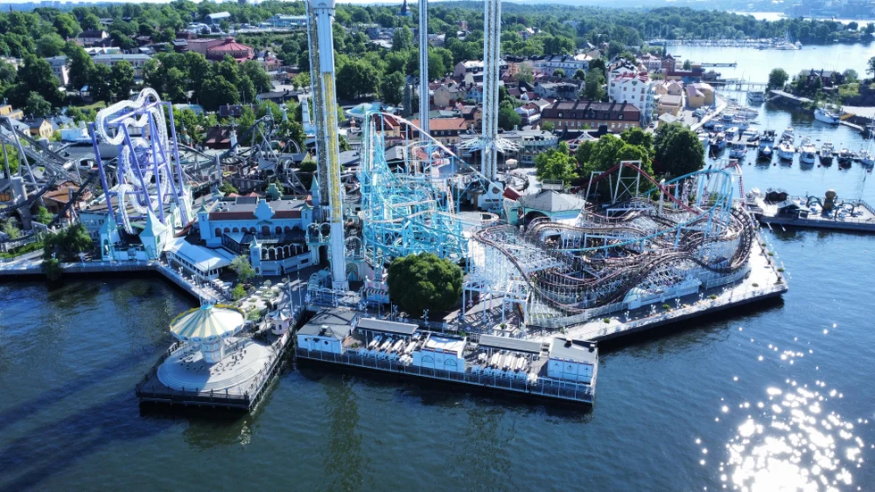Gröna Lund håller stängt en vecka efter söndagens olycka där en kvinna omkom. Arkivbild.