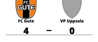 FC Gute segrade mot VP Uppsala på hemmaplan