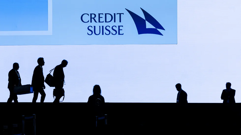 Credit Suisse rapporterar kraftiga nettoutflöden. Arkivbild.