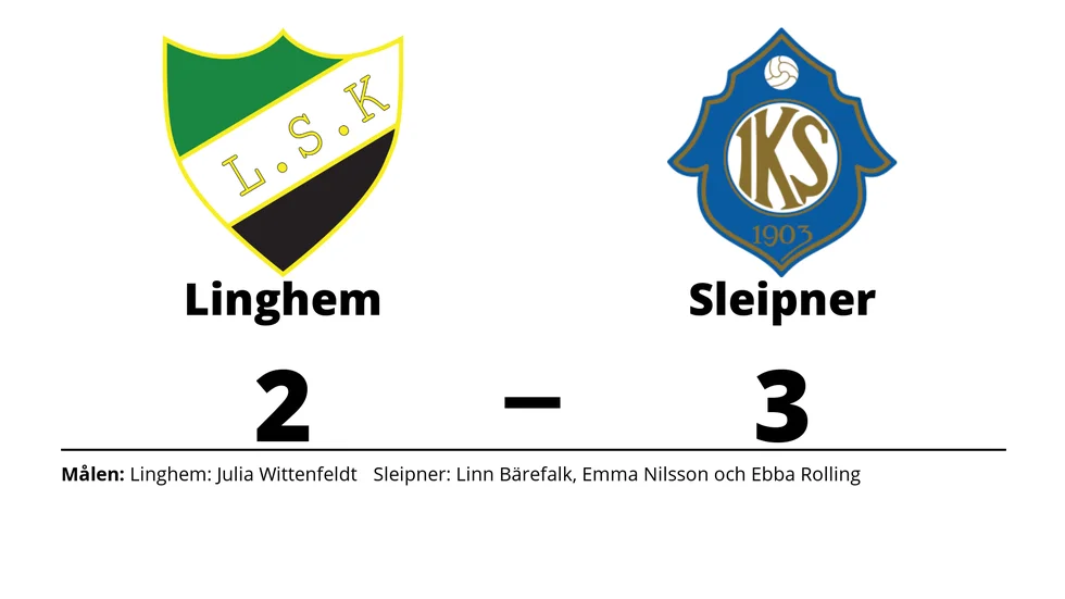 Linghems SK förlorade mot IK Sleipner