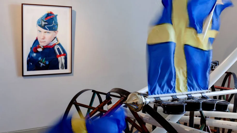 Peter Johanssons konst handlar mycket om Sverige och svenskhet.