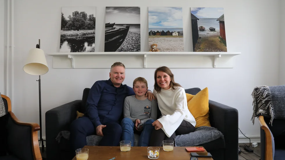 Familjen bytte ut vardagen i Lillehammer mot att testa på vardagslivet i Visby.