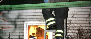 Brand började i hobbyrum