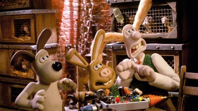 Gromit, nya bekantingen Hoppe och så Wallace. Två av dem med mer gemensamt än man först kan ana. BILD: UIP