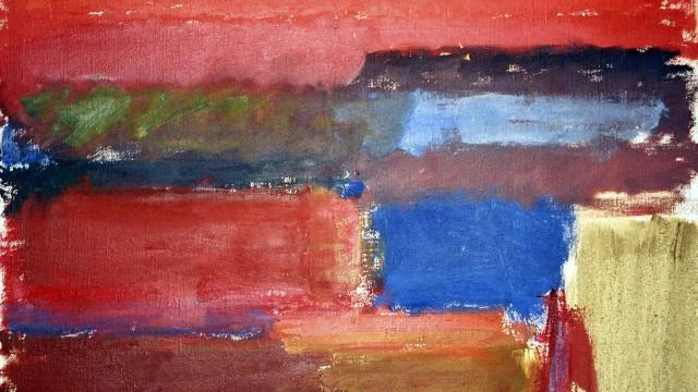 "Kväll", målning av Hans Hermansson.