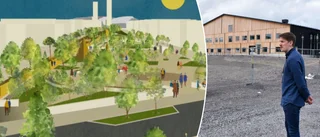 Den nya stadsparken blir 60 meter bred • "Den ser smal ut"