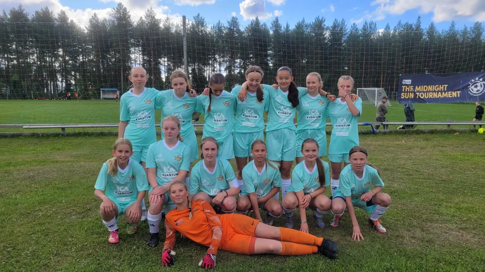 Sunnanå SK:s F15-lag gick obesegrade in i finalen, men ett kontringsmål från IFK Luleå fällde avgörandet i Piteå summer games.