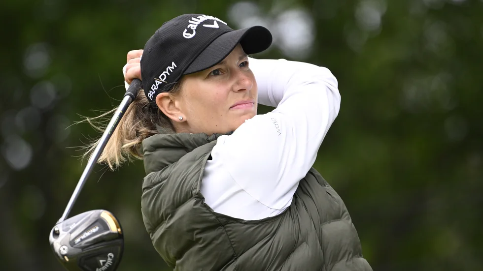 Johanna Gustavsson jagar karriärens första Europatourseger. Arkivbild.