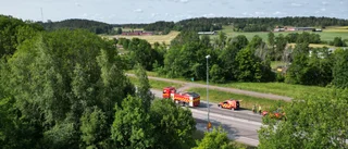 Trafikolycka på E22 utanför Söderköping