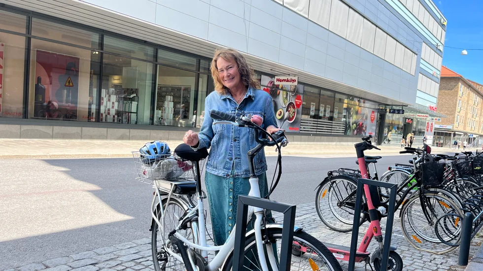 AnnMari Löf tycker att parkeringen är fin men att man borde få stå ett helt dygn. 