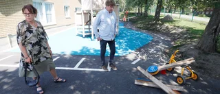 Särskolelevernas nya skolgård vandaliseras