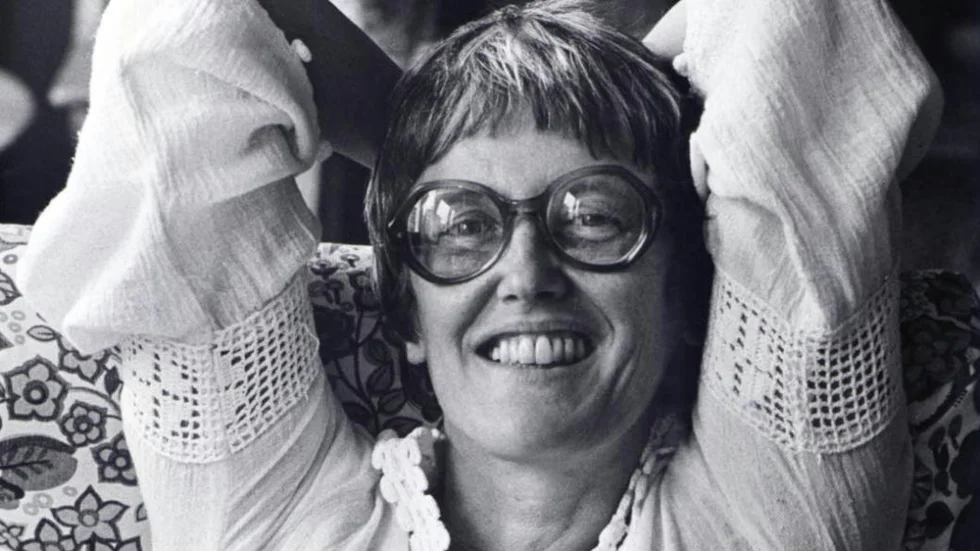Ikon. Kerstin Thorvall fotograferad 1976. I påsk sänder SVT tv-serien "Det mest förbjudna" om författarens liv och verk.