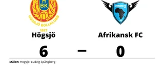 Storseger för Högsjö hemma mot Afrikansk FC