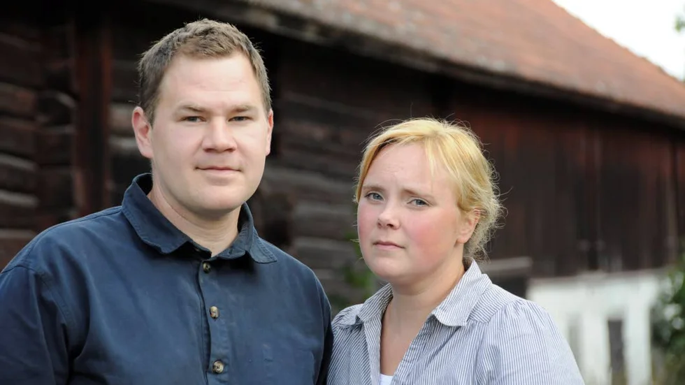 Säger nej. Daniel Hedman och Josephina Wesström vill helst inte ha vindkraftverk som granne.