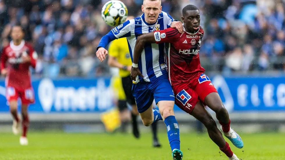 Yahya Kalley var okej på sin kant mot sin gamla klubb. 