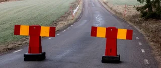 Gata stängs av i flera månader