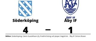 Calvin Gustafsson i målform när Söderköping vann