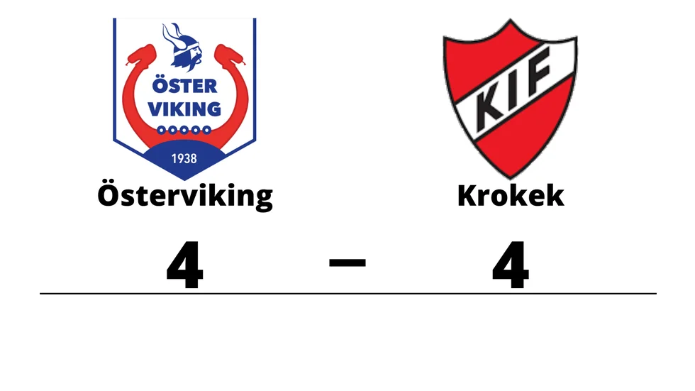 IK Österviking spelade lika mot Krokeks IF B