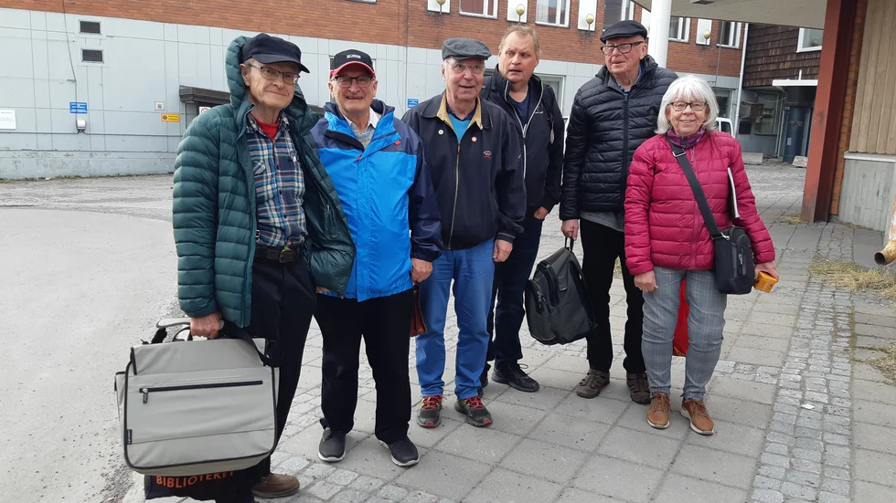 Några medlemmar i Kirunas Rötter
