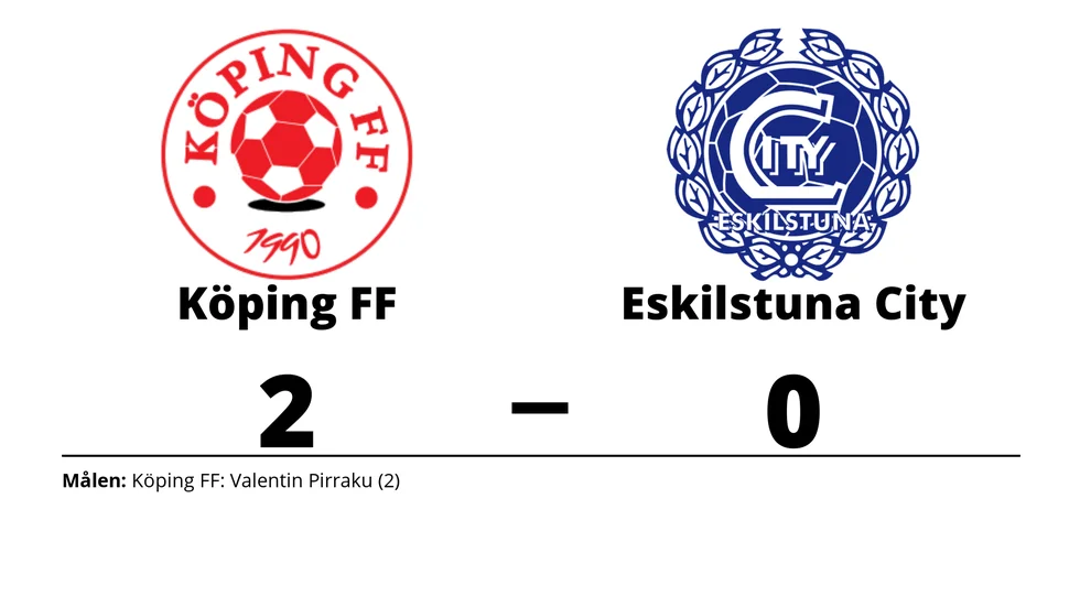 Köping FF vann mot Eskilstuna City FK