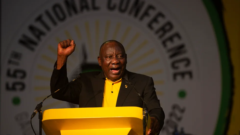 Sydafrikas president Cyril Ramaphosa. Arkivbild.