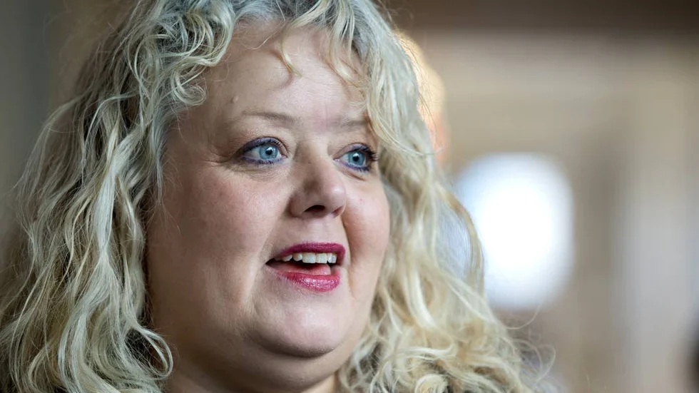 Regionfullmäktiges ordförande. Elisabeth Lindberg (S).