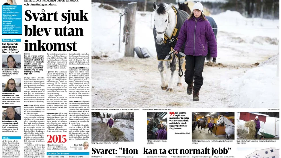 Kuriren den 17 februari.
