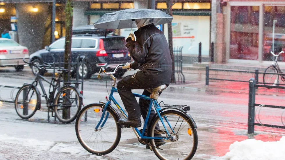 Trots senaste veckans snöslask ser det ut att bli en vit jul. (Arkivfoto)