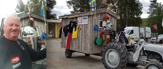 Hittad: Han körde traktorn genom länet